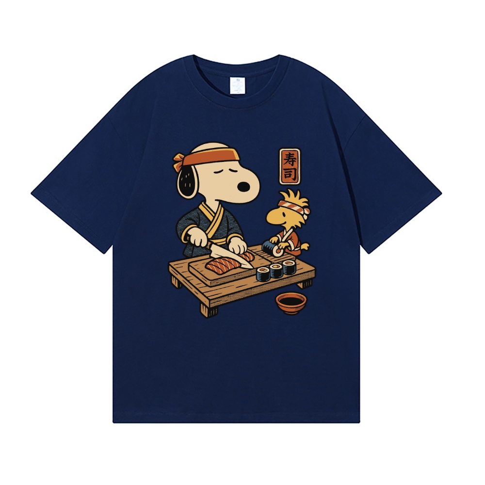 Sushi Chef Dog Japanese Style Classic Tee