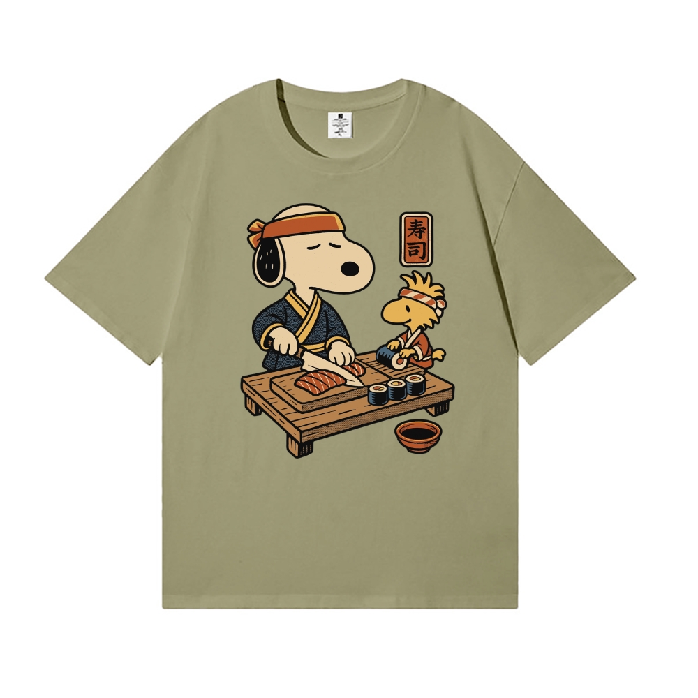 Sushi Chef Dog Japanese Style Classic Tee