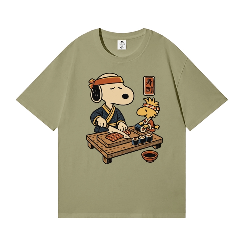 Sushi Chef Dog Japanese Style Classic Tee