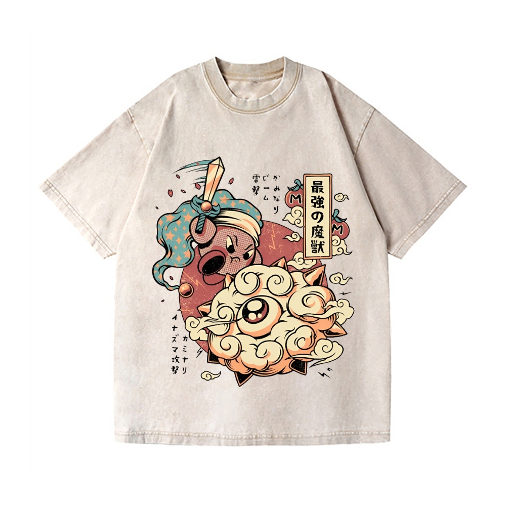 Kirby Vintage Wash Japanese Design T-Shirt – Japan-tiger