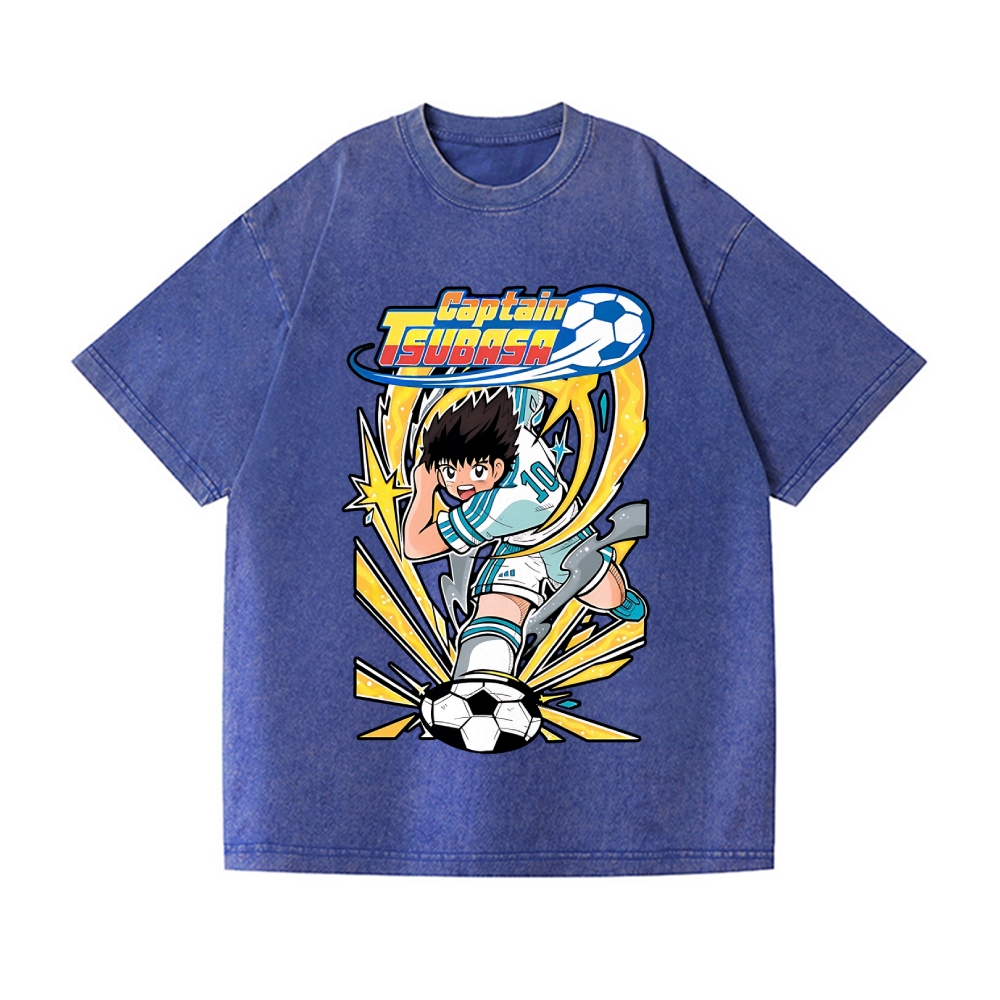 Captain Tsubasa Vintage Wash Japanese Design T-Shirt – Japan-tiger