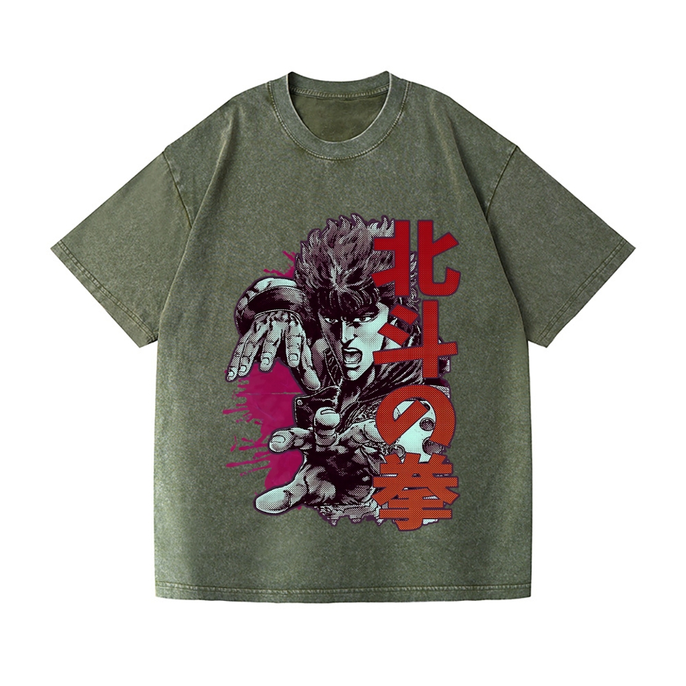 Hokuto no Ken Vintage Wash Japanese Design T-Shirt – Japan-tiger