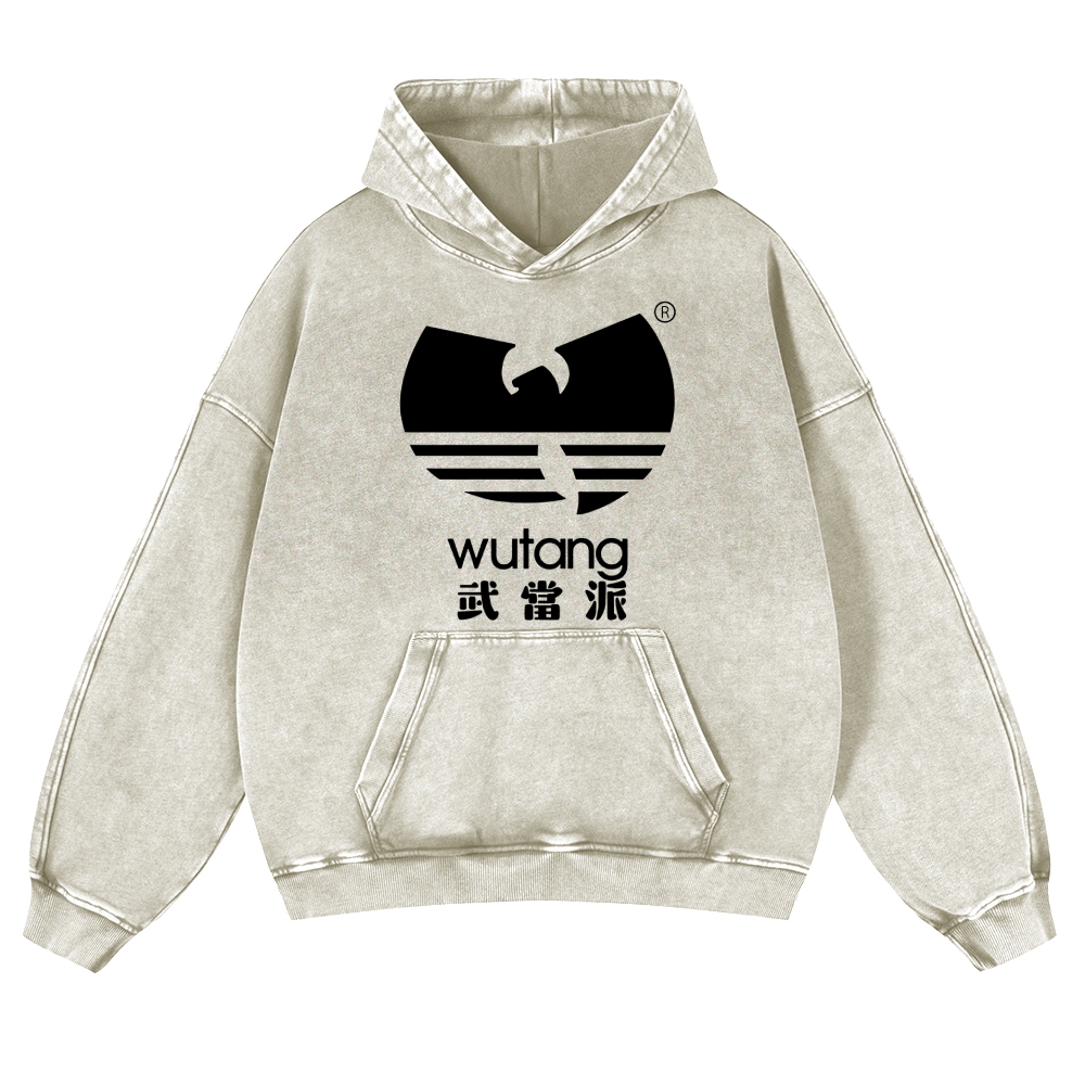 Wu Tang Vintage Washed Thick Cotton Hoodie