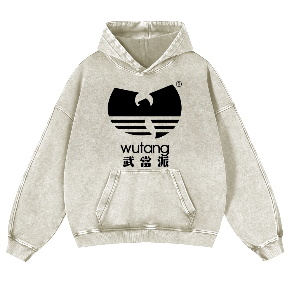 Wu Tang Vintage Washed Thick Cotton Hoodie