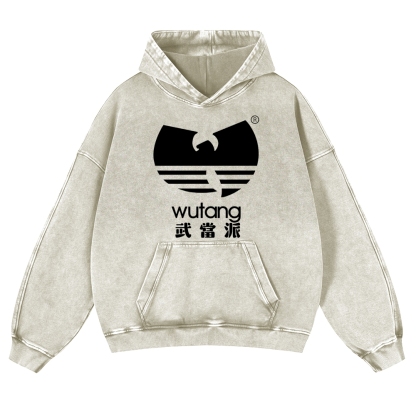 Wu Tang Vintage Washed Thick Cotton Hoodie