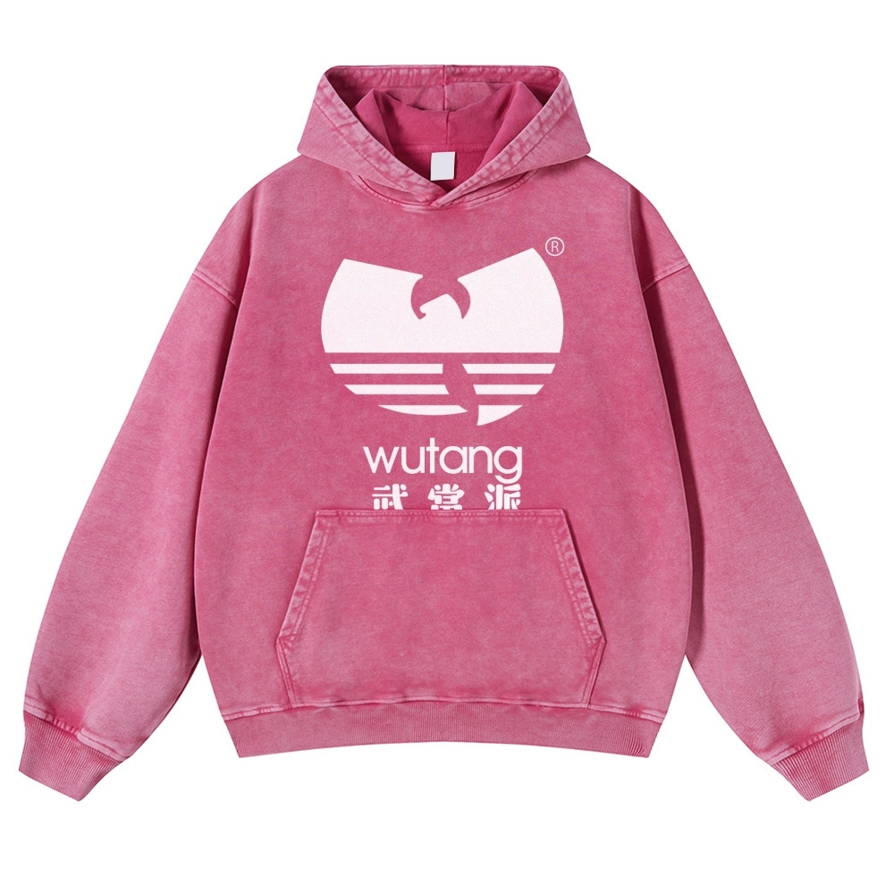 Wu Tang Vintage Washed Thick Cotton Hoodie