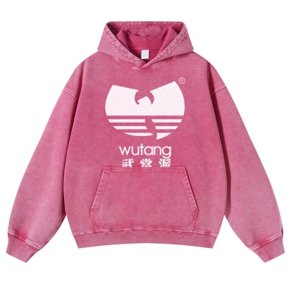 Wu Tang Vintage Washed Thick Cotton Hoodie