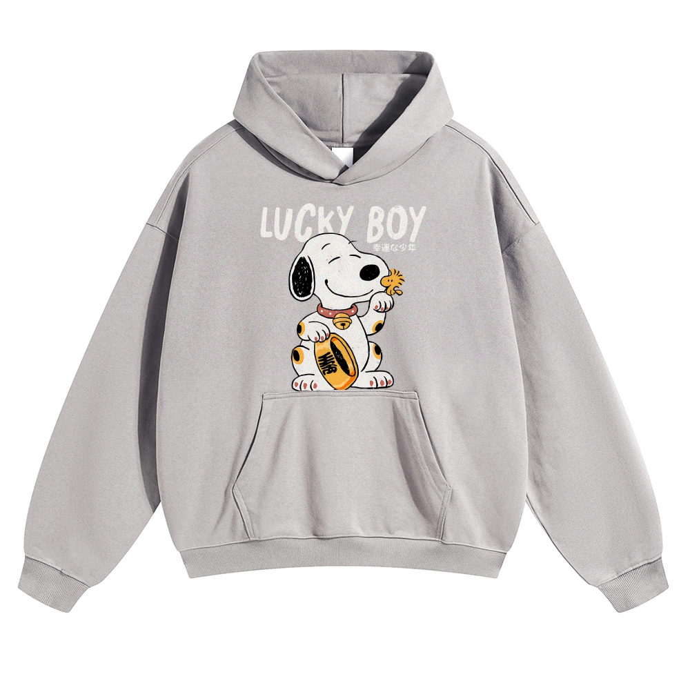 Lucky Peanuts Vintage Cotton Hoodie