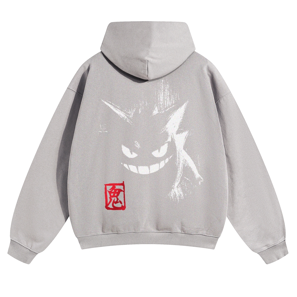 Gengar Vintage Cotton Hoodie