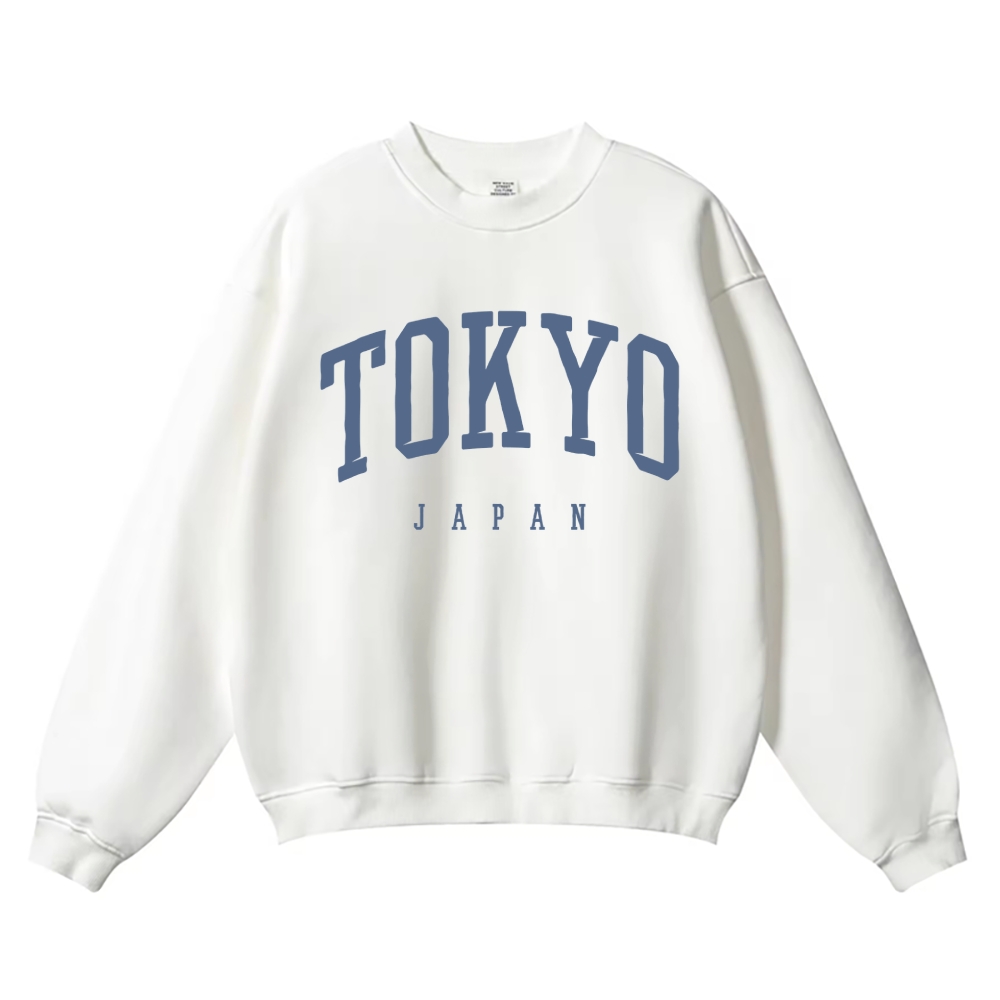 Tokyo Vintage Cotton Blend Sweatshirt