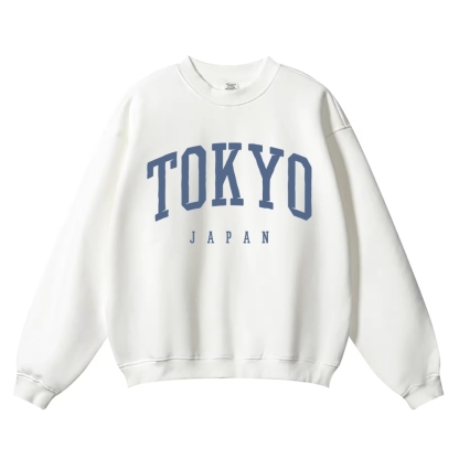Tokyo Vintage Cotton Blend Sweatshirt