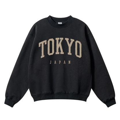 Tokyo Vintage Cotton Blend Sweatshirt