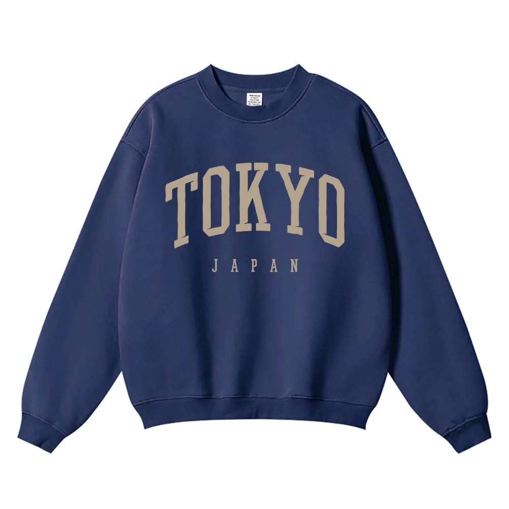 Tokyo Vintage Cotton Blend Sweatshirt
