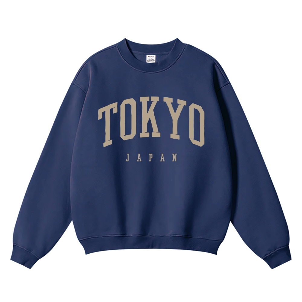 Tokyo Vintage Cotton Blend Sweatshirt