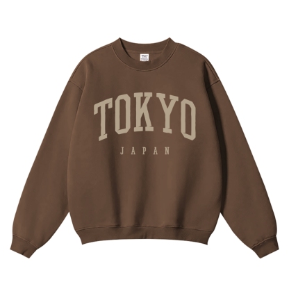 Tokyo Vintage Cotton Blend Sweatshirt