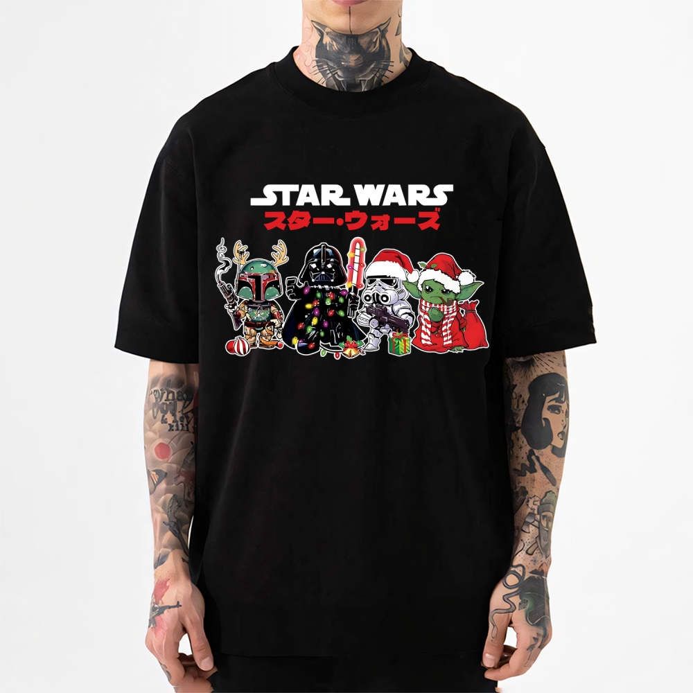 Christmas Star Wars Japanese Style Classic Tee
