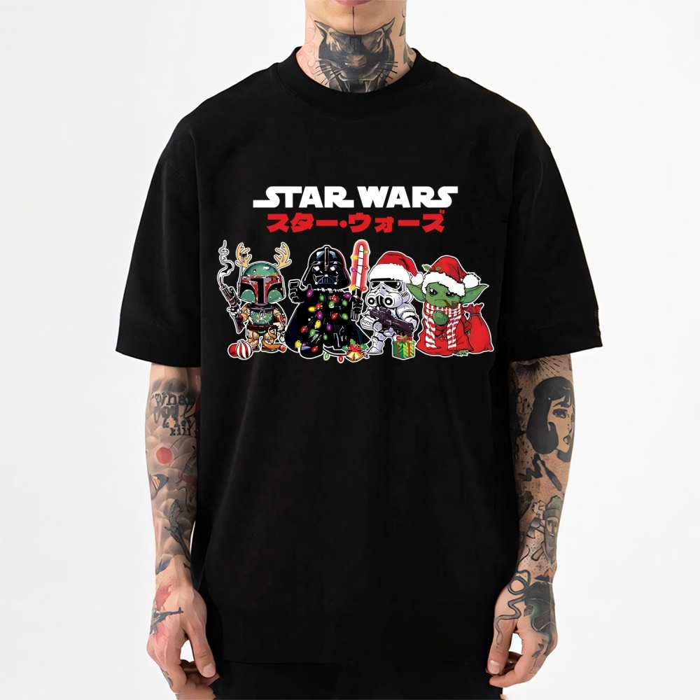 Christmas Star Wars Japanese Style Classic Tee