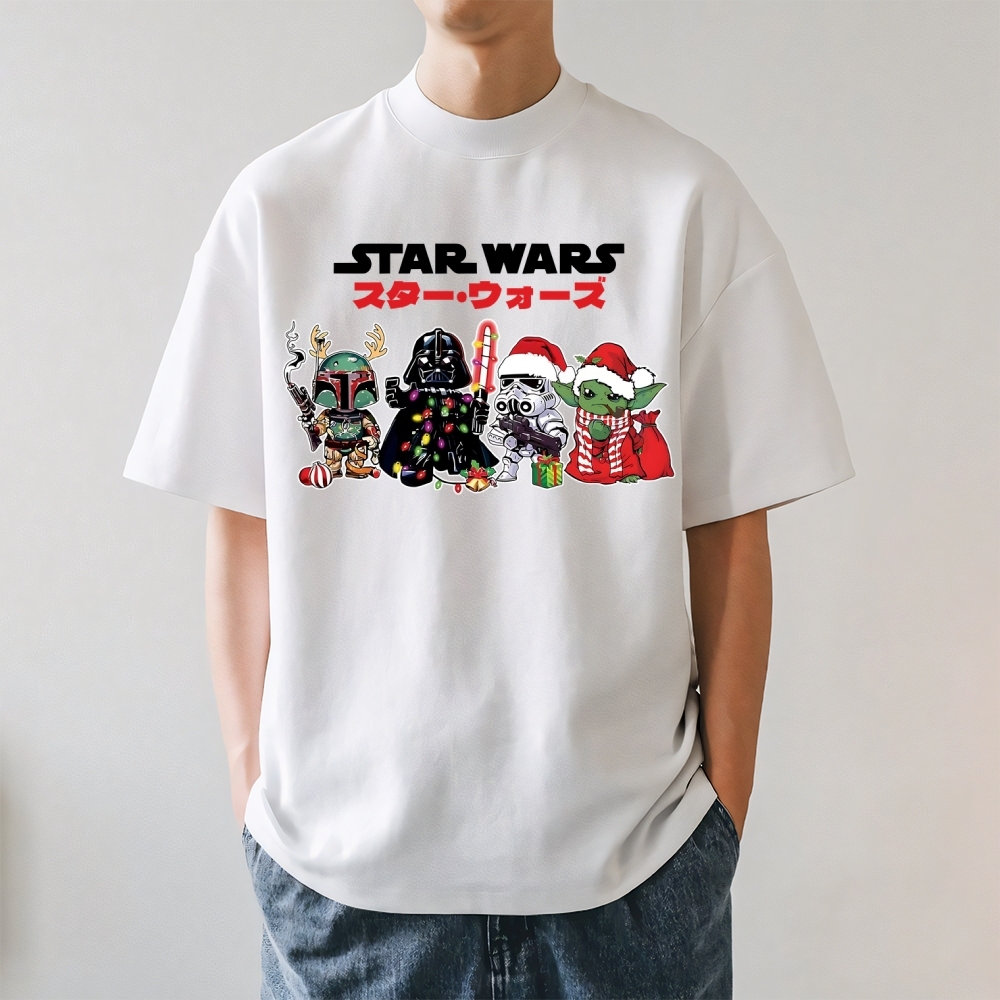 Christmas Star Wars Japanese Style Classic Tee