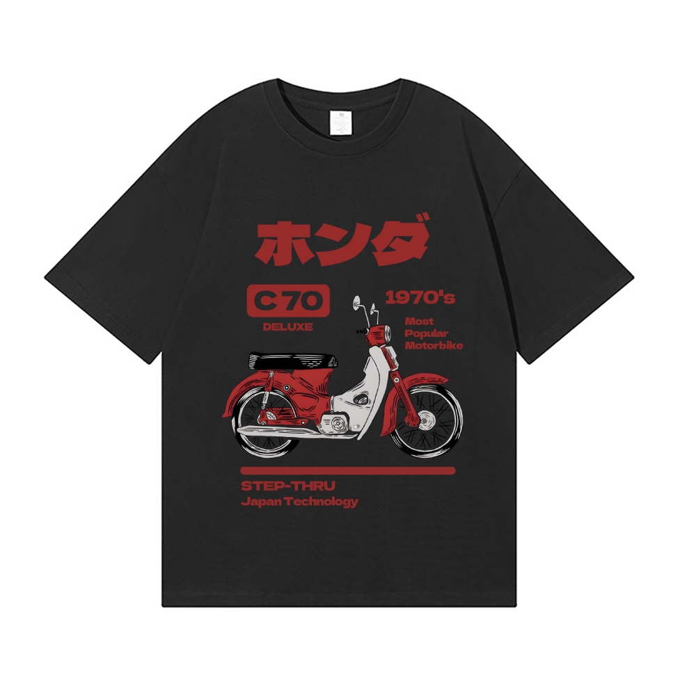 Motorcycle Bike Japanese Style Classic Tee
