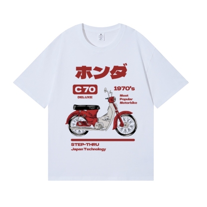 Motorcycle Bike Japanese Style Classic Tee