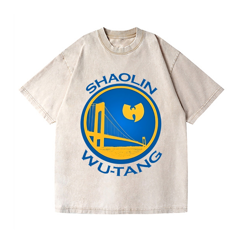 Wu Tang Shaolin Vintage Wash Japanese Design T-Shirt