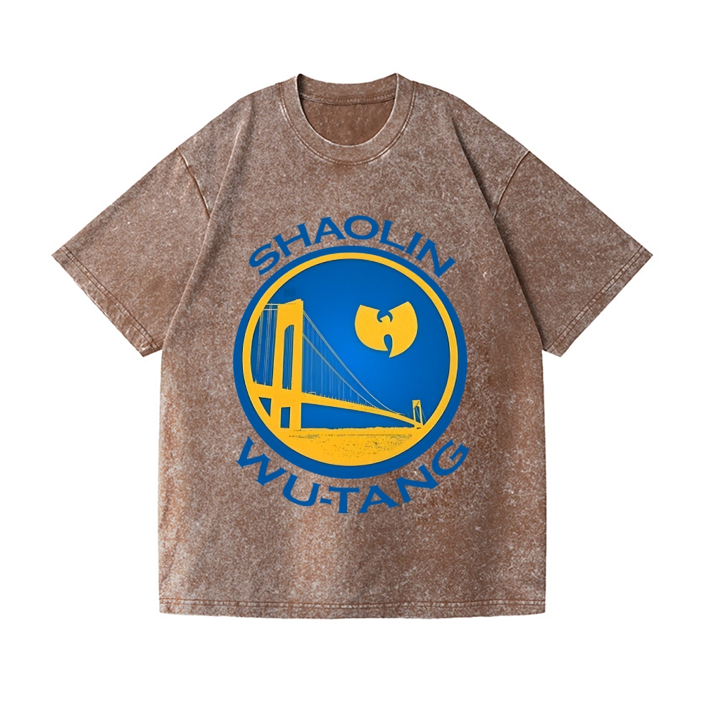 Wu Tang Shaolin Vintage Wash Japanese Design T-Shirt