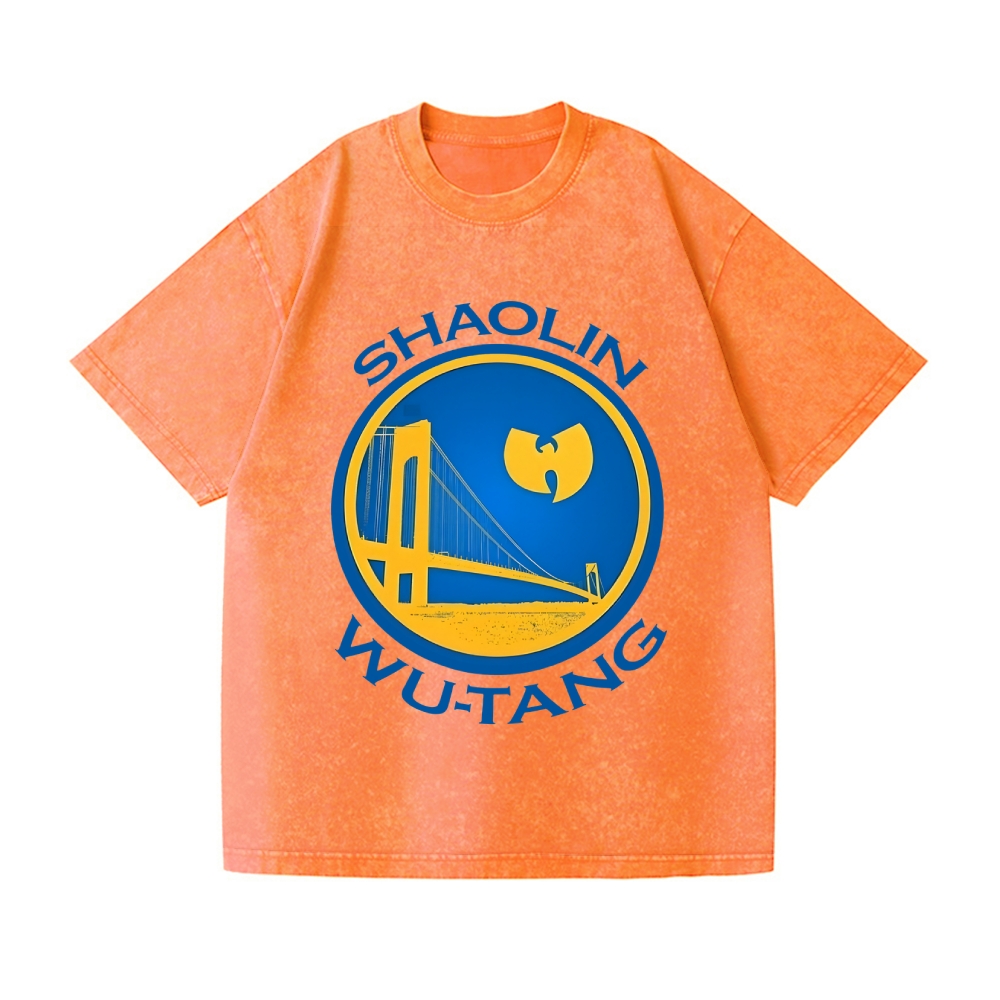 Wu Tang Shaolin Vintage Wash Japanese Design T-Shirt