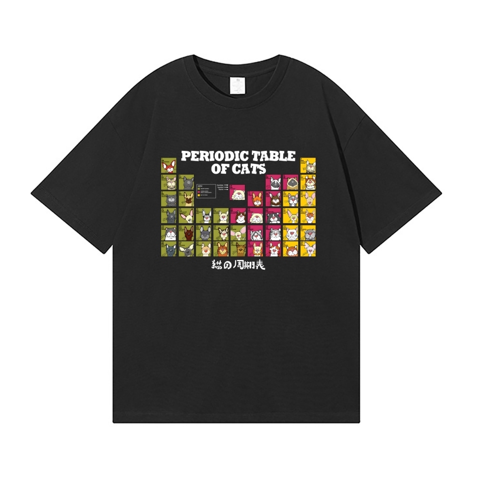 Periodic Table of Cats Japanese Style Classic Tee