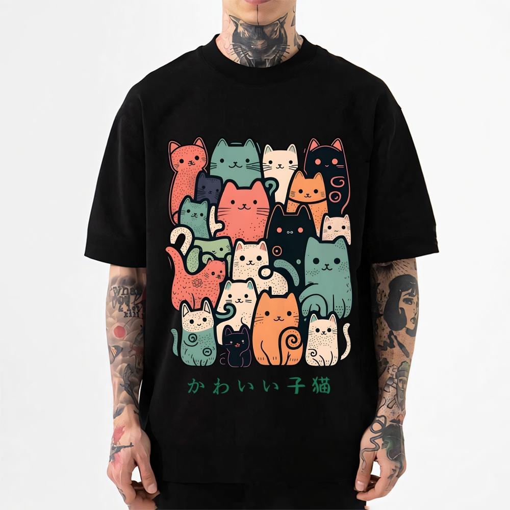 Cat Japanese Style Classic Tee