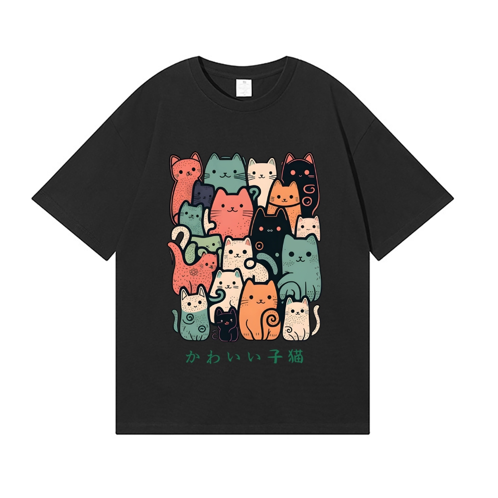 Cat Japanese Style Classic Tee