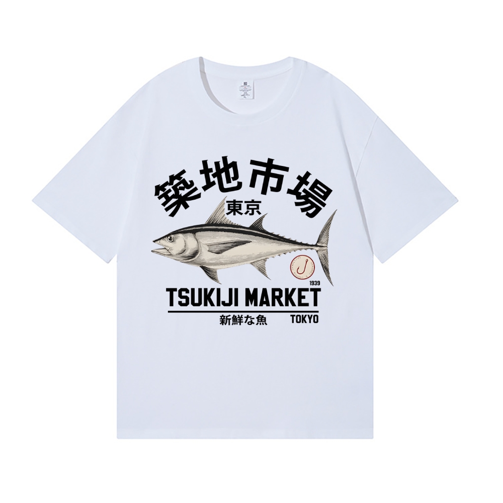 Tsukiji Fish Market Japanese Style Classic Tee