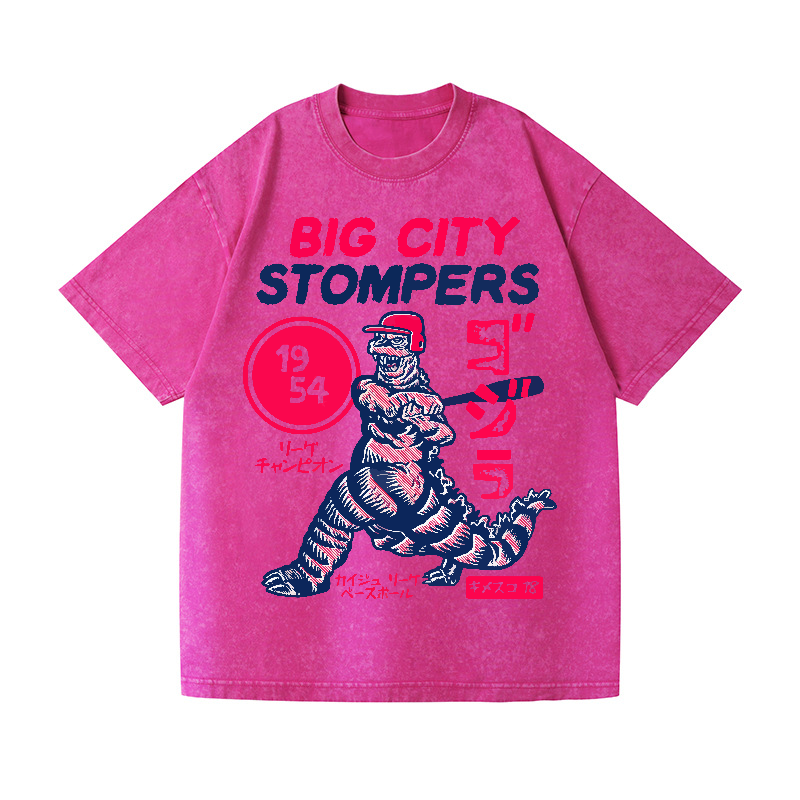 Big City Stompers Vintage Wash Japanese Design T-Shirt