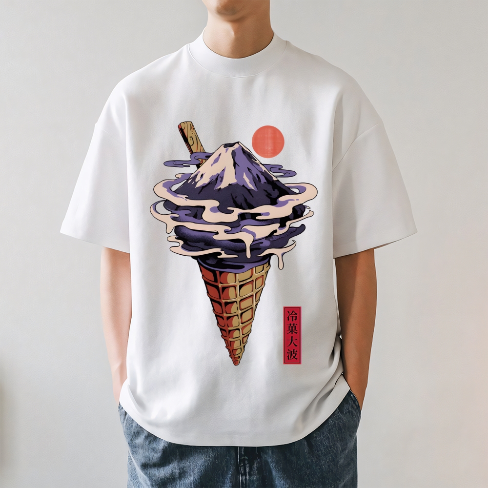 Fuji Mt Ice Cream Japanese Style Classic Tee