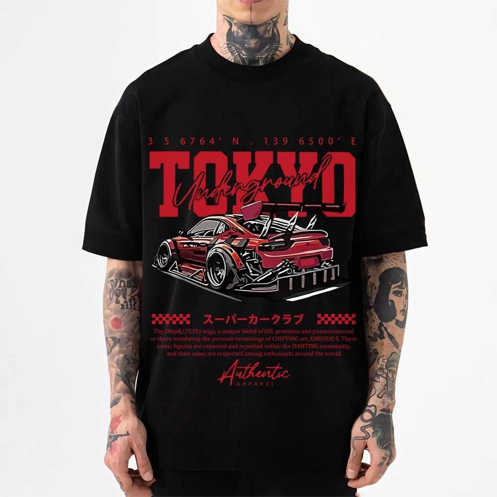 Tokyo Racing Car Japanese Style Classic Tee