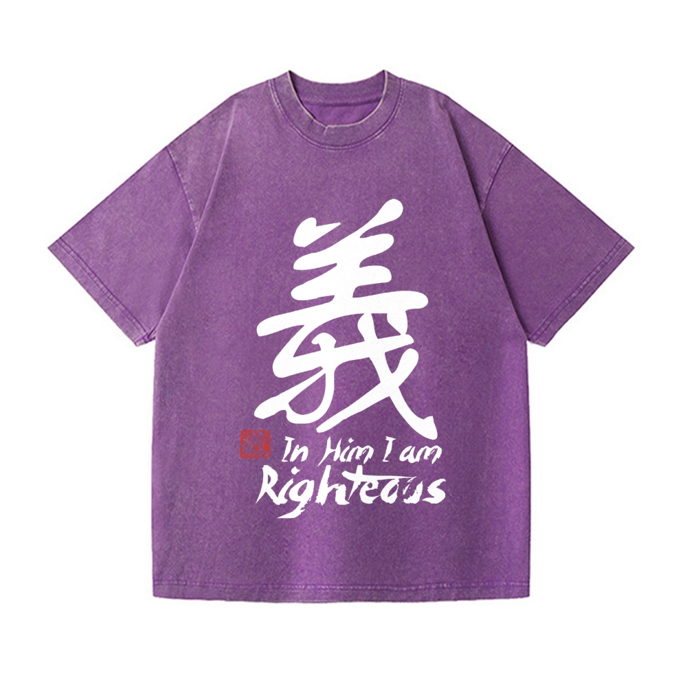 Righteous Vintage Wash Japanese Design T-Shirt