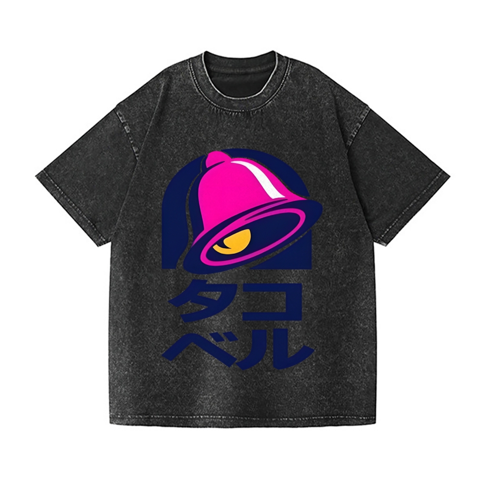 Taco Bell Vintage Wash Japanese Design T-Shirt