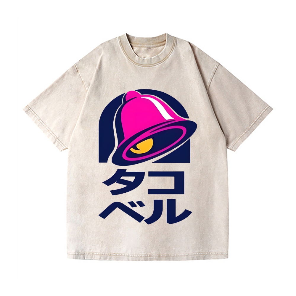 Taco Bell Vintage Wash Japanese Design T-Shirt