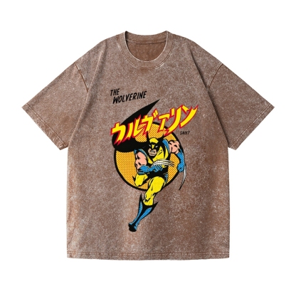The Wolverine Vintage Wash Japanese Design T-Shirt