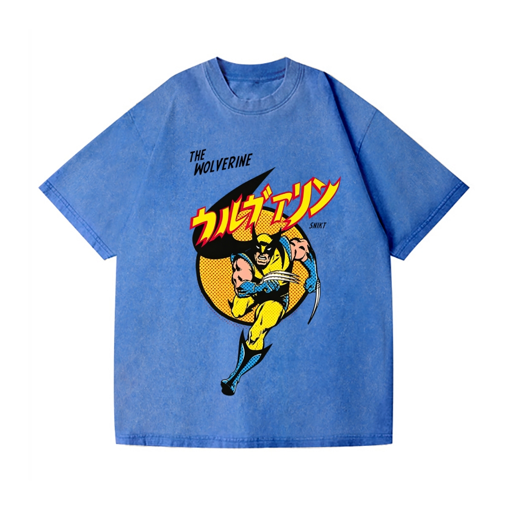 The Wolverine Vintage Wash Japanese Design T-Shirt