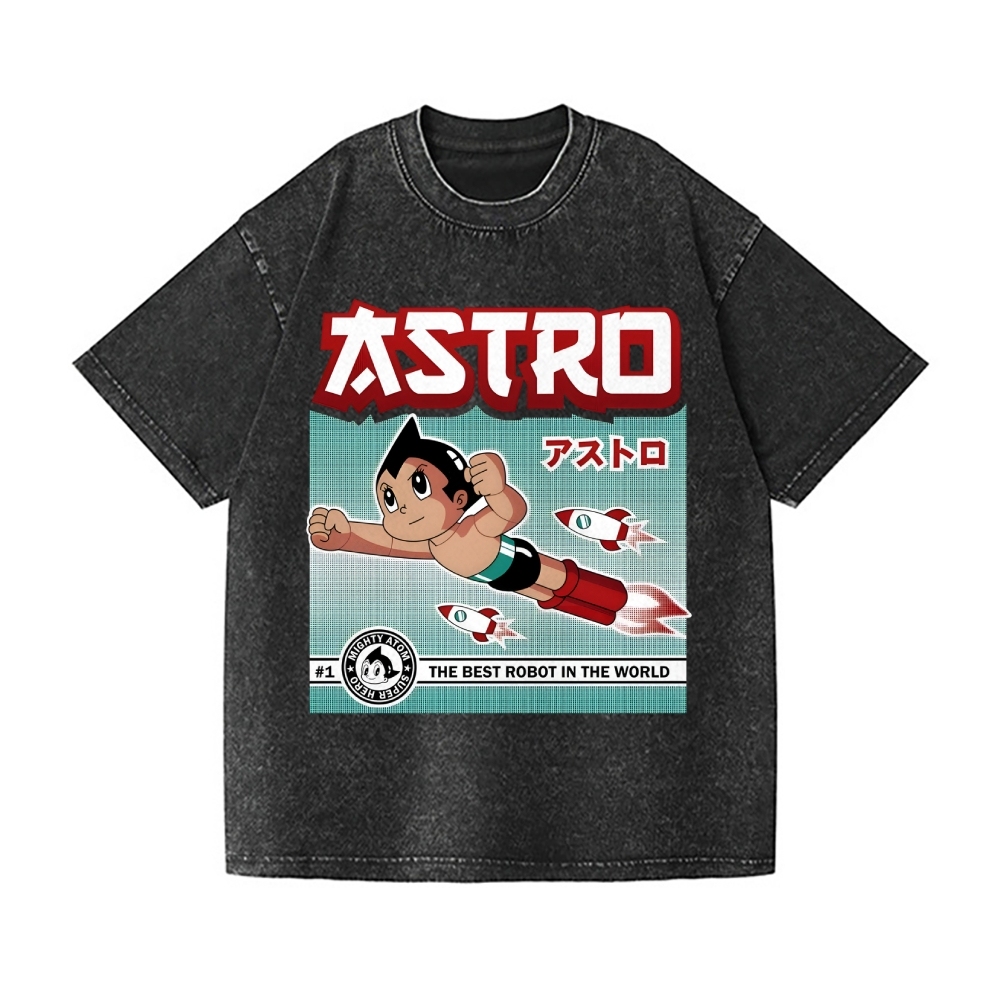 Vintage Wash Japanese Design T-Shirt