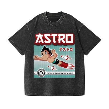 Astro Boy Vintage Wash Japanese Design T-Shirt