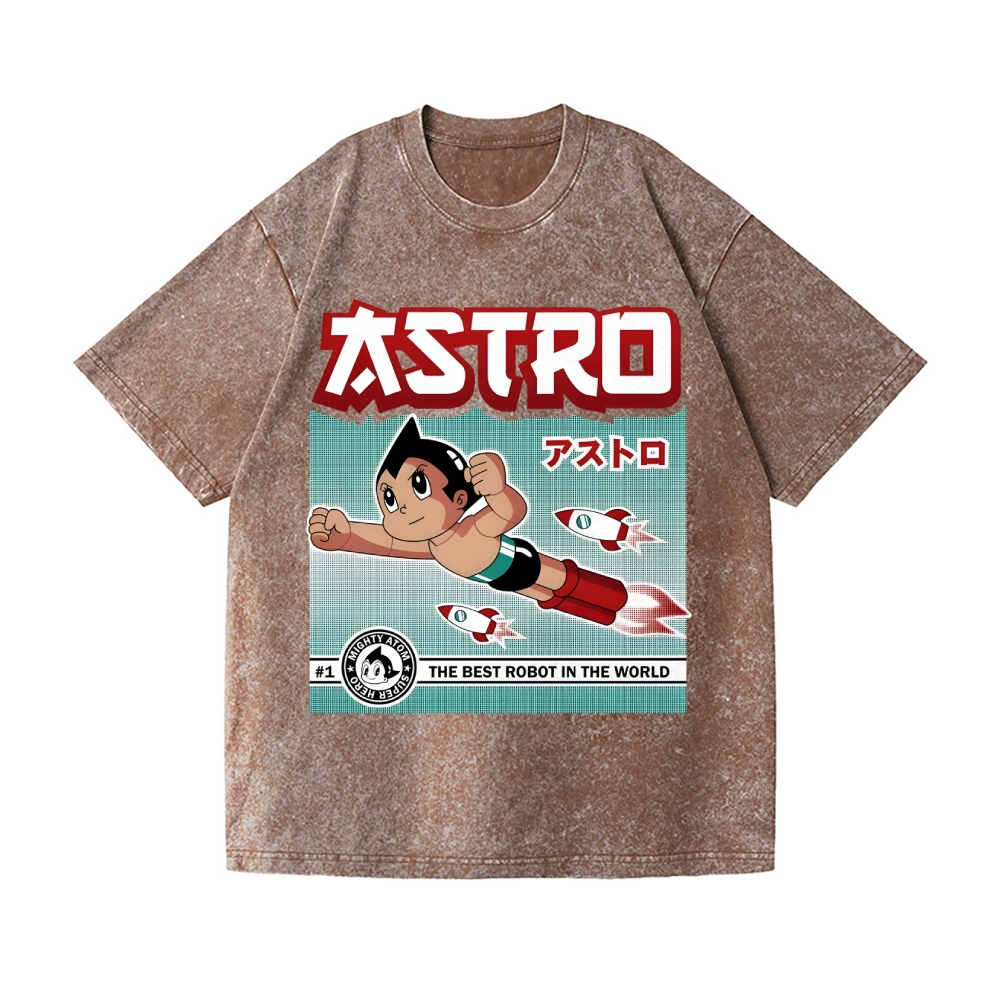 Astro Boy Vintage Wash Japanese Design T-Shirt