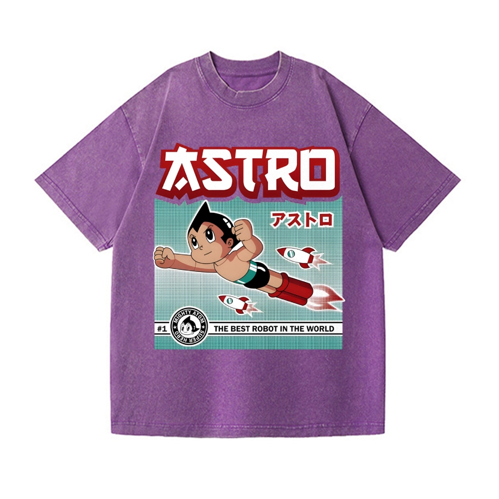 Astro Boy Vintage Wash Japanese Design T-Shirt