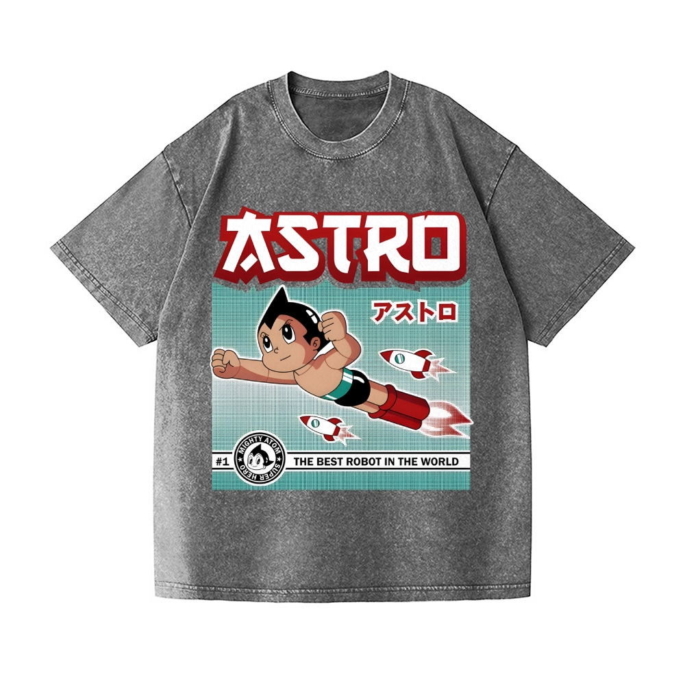 Astro Boy Vintage Wash Japanese Design T-Shirt