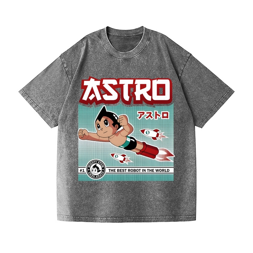 Astro Boy Vintage Wash Japanese Design T-Shirt