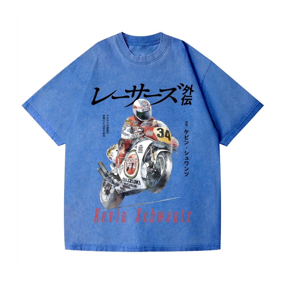 Vintage Wash Japanese Design T-Shirt