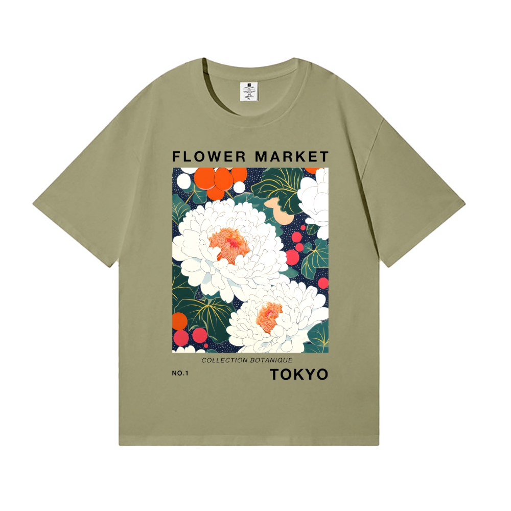 Yayoi Kusama Flower Japanese Style Classic Tee
