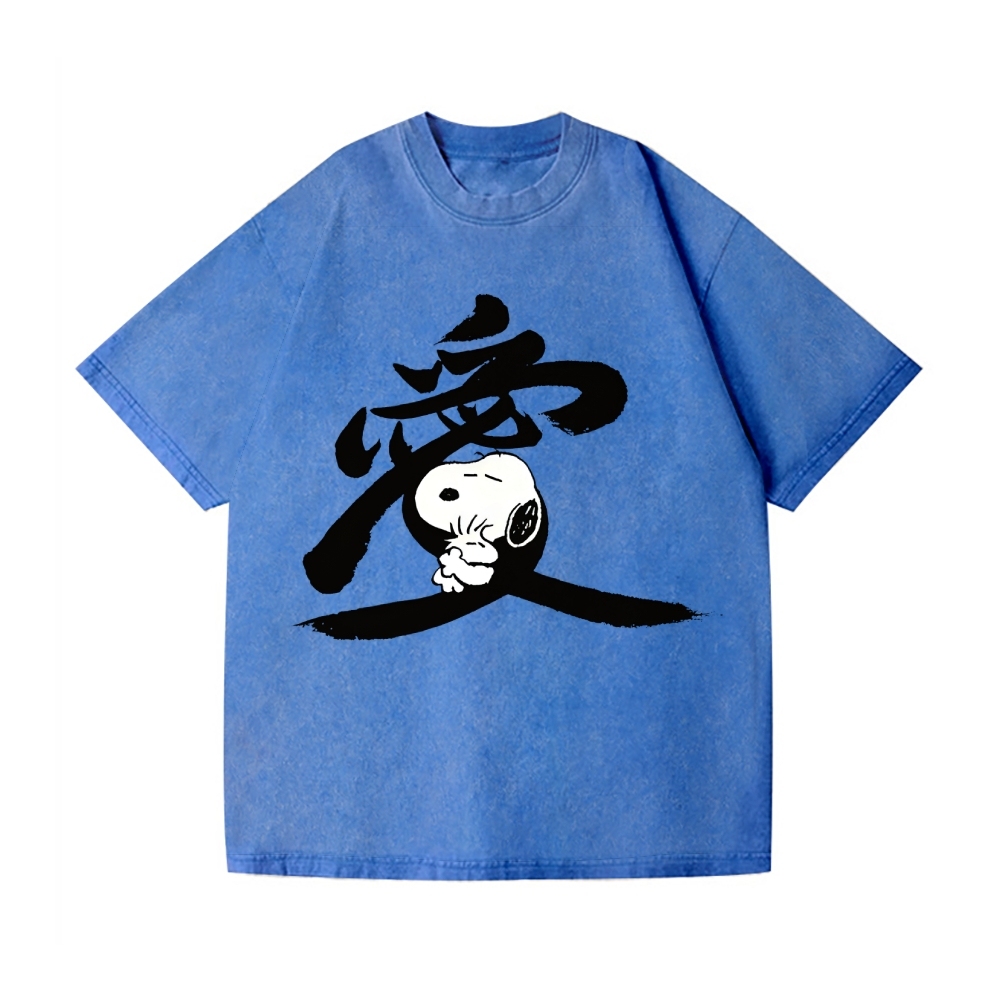Vintage Wash Japanese Design T-Shirt 2605001815