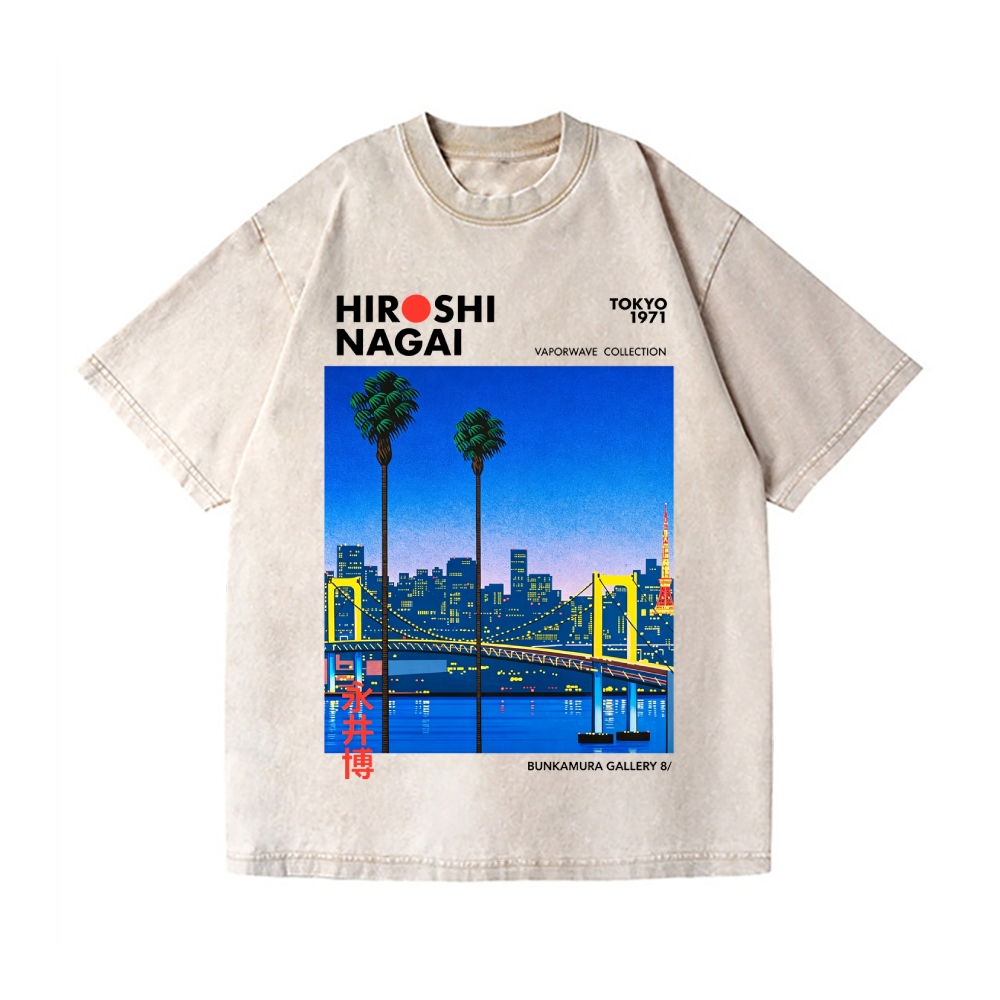 Hiroshi Nagai Vintage Wash Japanese Design T-Shirt 2605002984