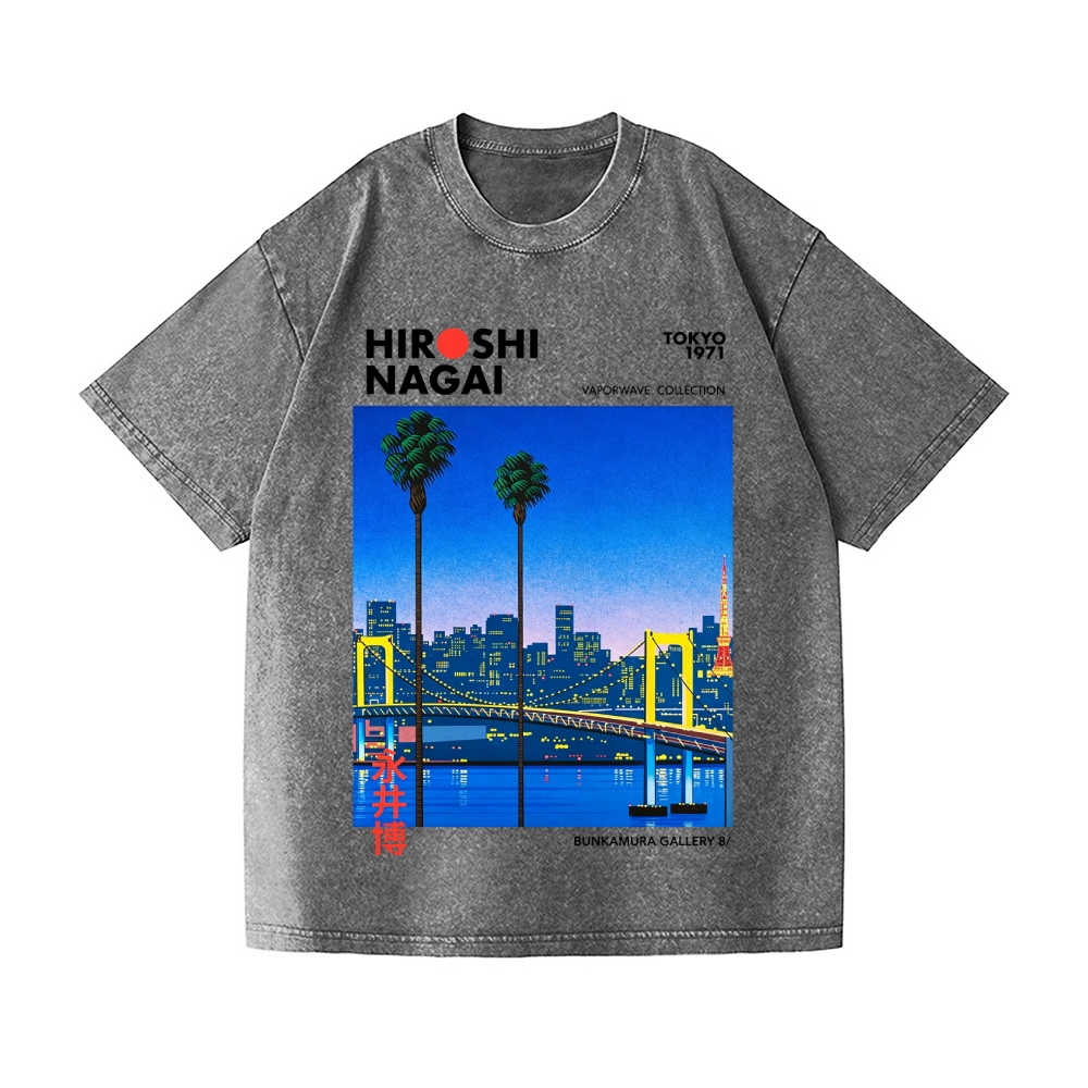 Vintage Wash Japanese Design T-Shirt 2605002984